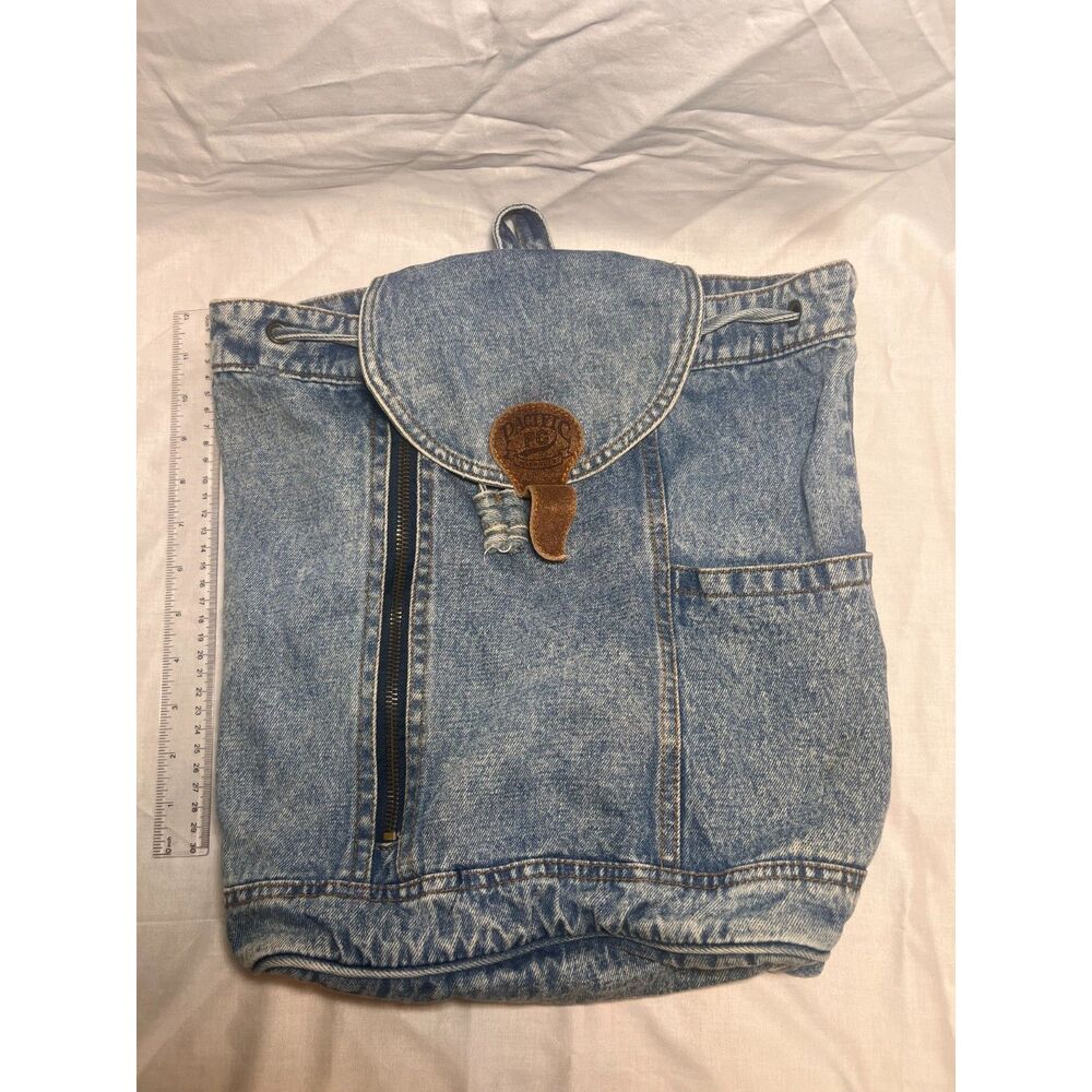 pacific pc washouts denim backback